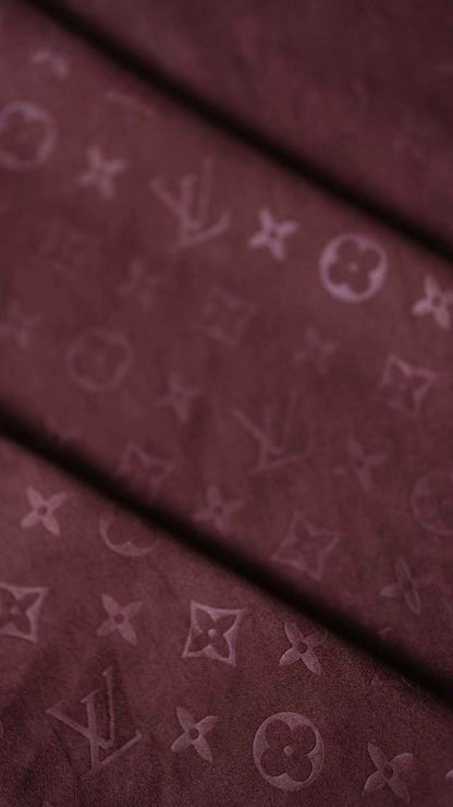 Craft LV Suede Fabric For Handmade Sneaker,Car Upholstery and Apparel By Yard(Brown)