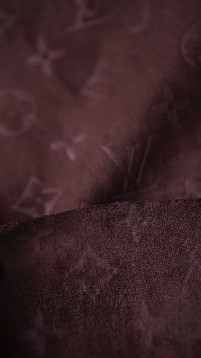 Craft LV Suede Fabric For Handmade Sneaker,Car Upholstery and Apparel By Yard(Brown)