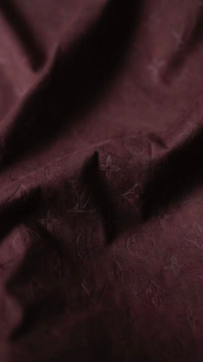 Craft LV Suede Fabric For Handmade Sneaker,Car Upholstery and Apparel By Yard(Brown)