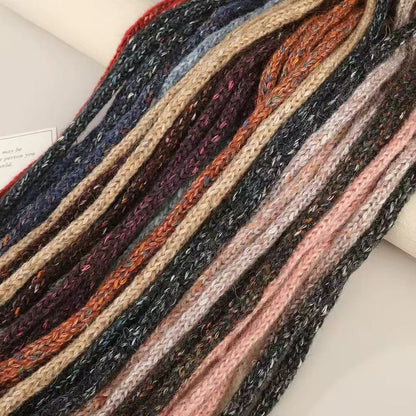 Craft 8MM Wool with Polyester Blended Yarn For DIY Sewing Goods By Yard