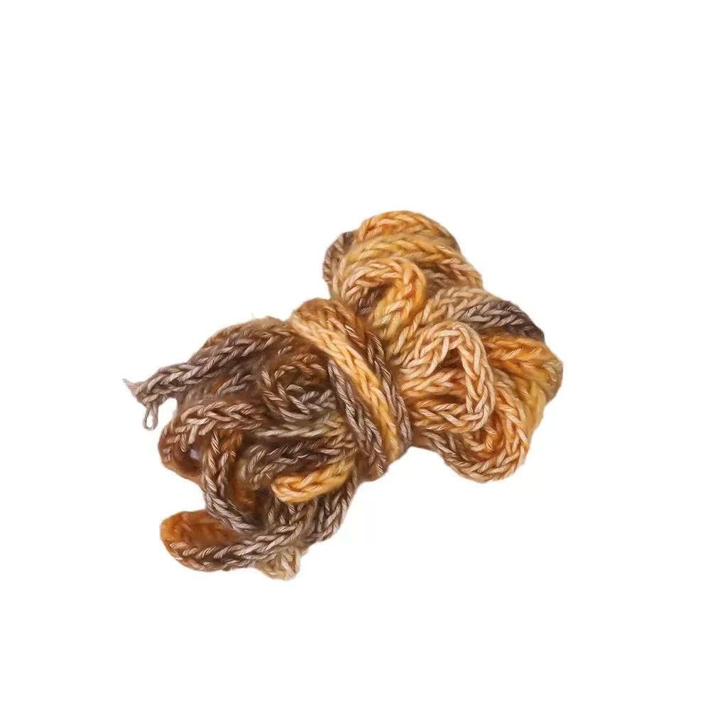 Craft 8MM Colorful Blended Yarn For Handmade DIY Sewing ,Shoelace Goods By Yard