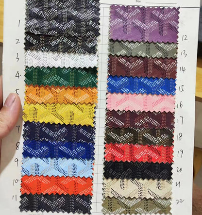 Best Quality Of Original Goyard Leather For Handmade Bag ,Furniture and Handicraft Goods By Yard(Purple)