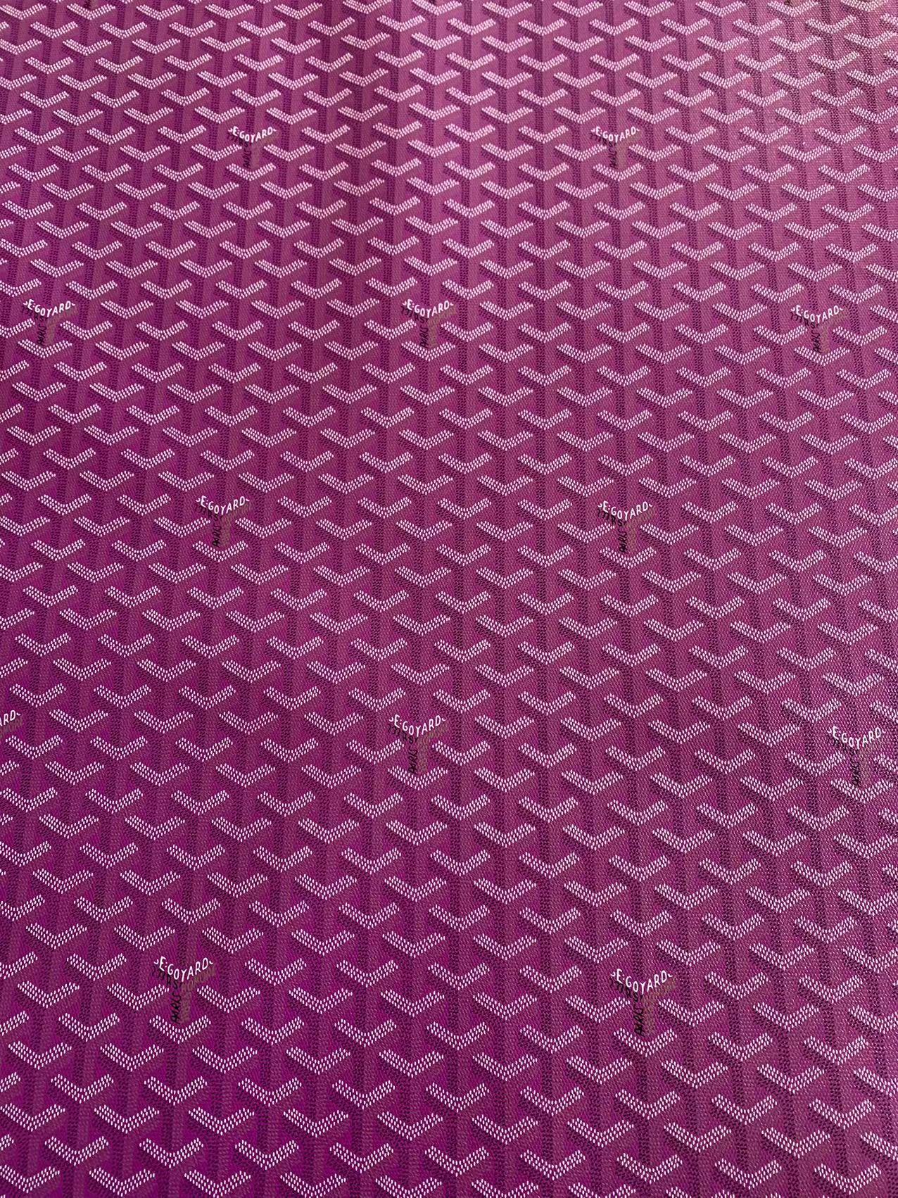 Best Quality Of Original Goyard Leather For Handmade Bag ,Furniture and Handicraft Goods By Yard(Purple)