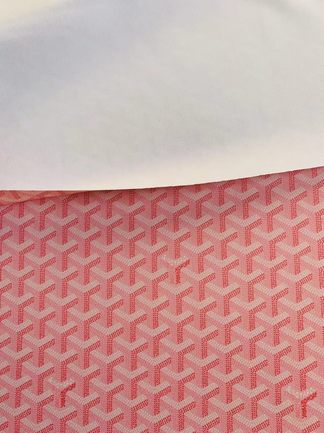 Craft Pink Cotton with Polyester Cloth Fabric For Handmade Clothing Apparel