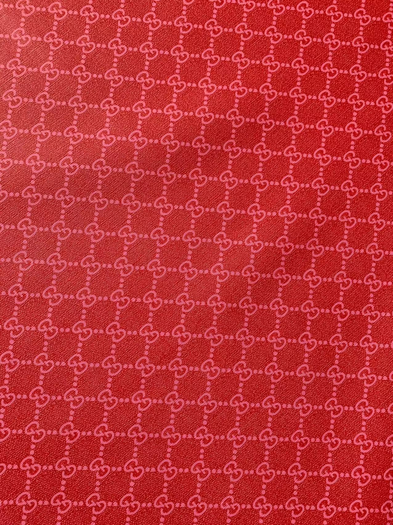 Dark Pink Gucci Craft Leather Fabric For Handmade Sneaker Handicraft Goods