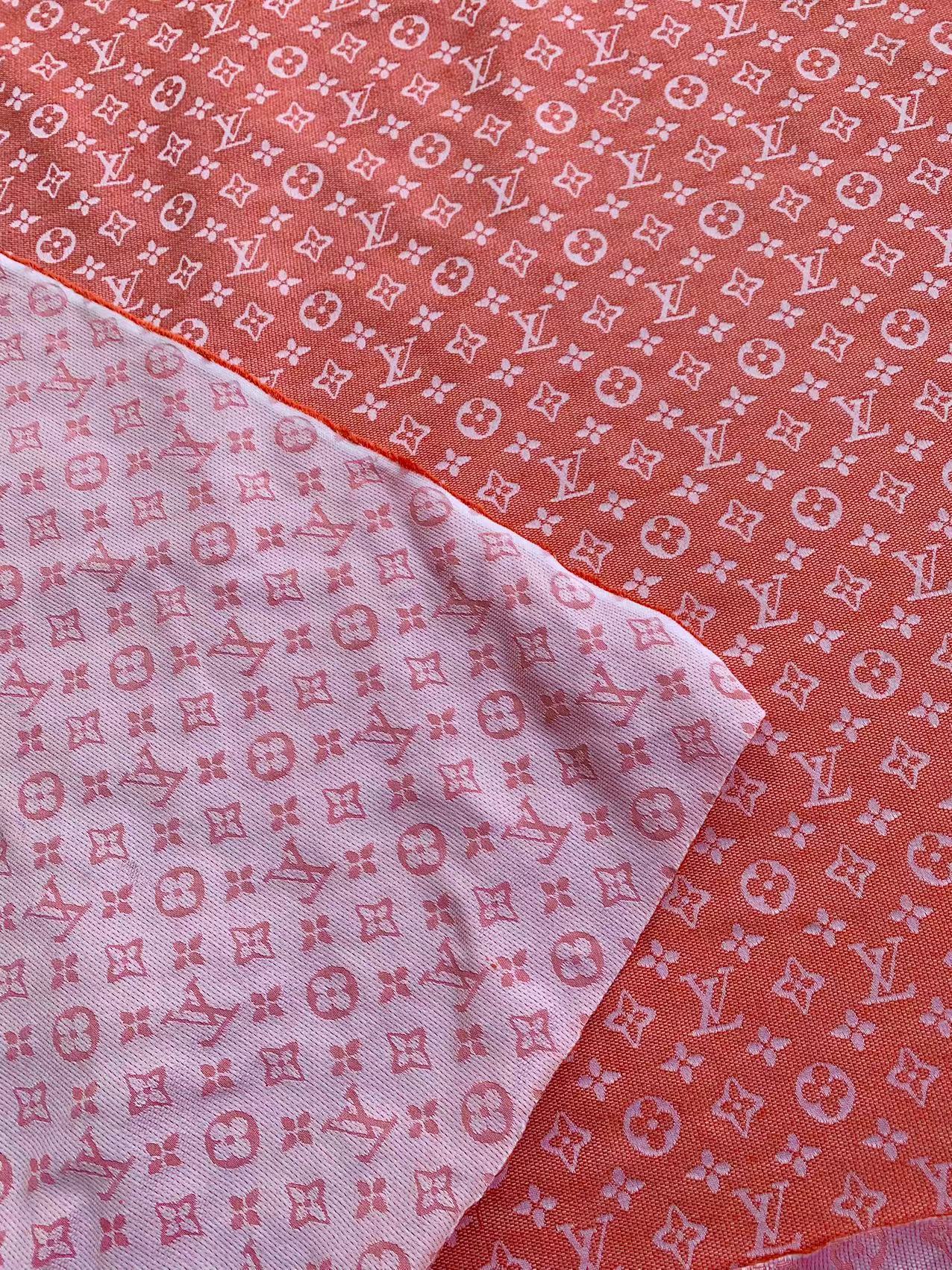 Tianchao Store Craft LV Cotton With Polyester Jacquard Cloth Fabric For Handmade Apparel (Red)