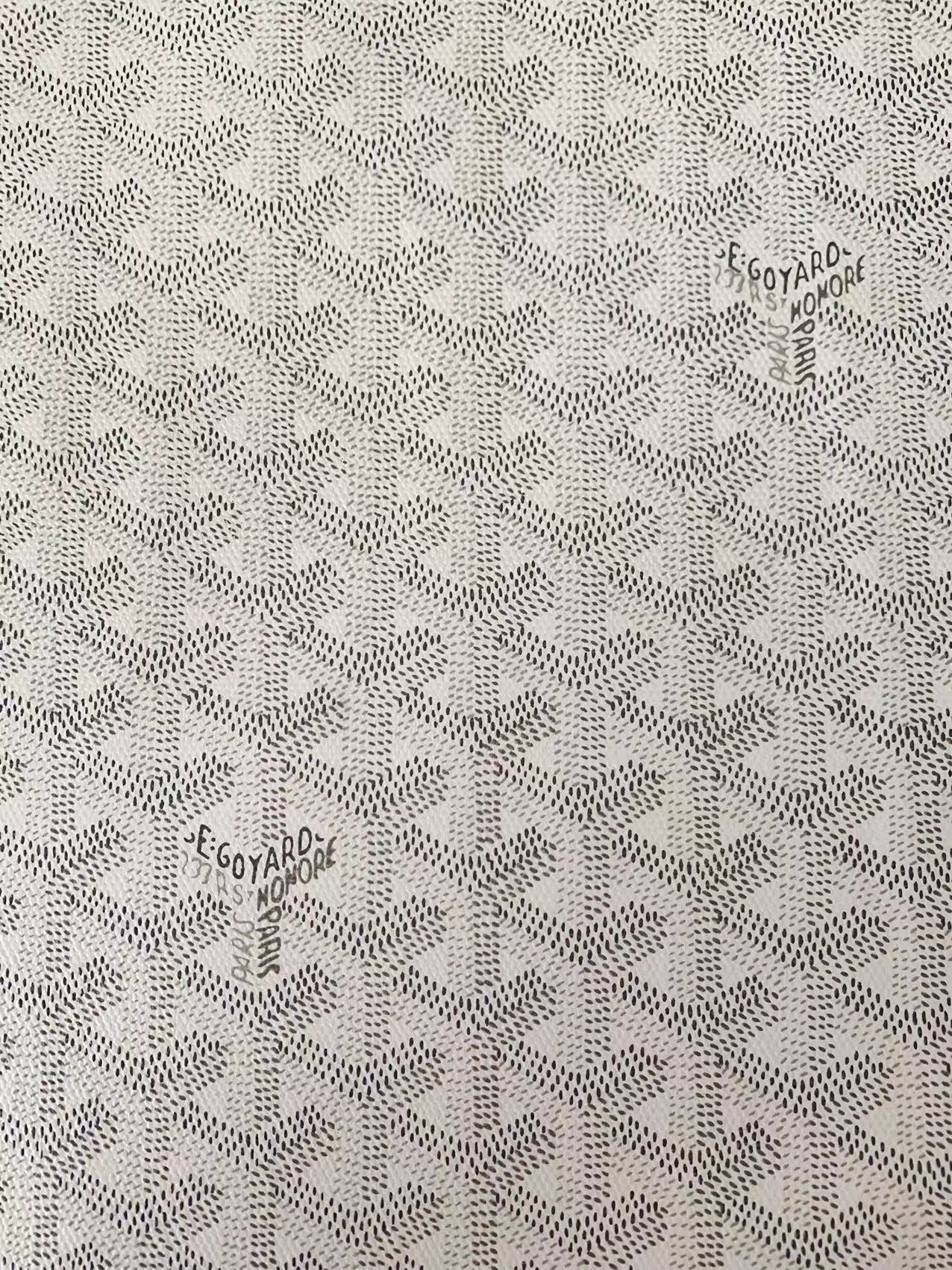 Original White Goyard Best Quality Leather For Handmade Bag ,Furniture Handicraft By Yard