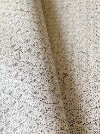 Original White Goyard Best Quality Leather For Handmade Bag ,Furniture Handicraft By Yard