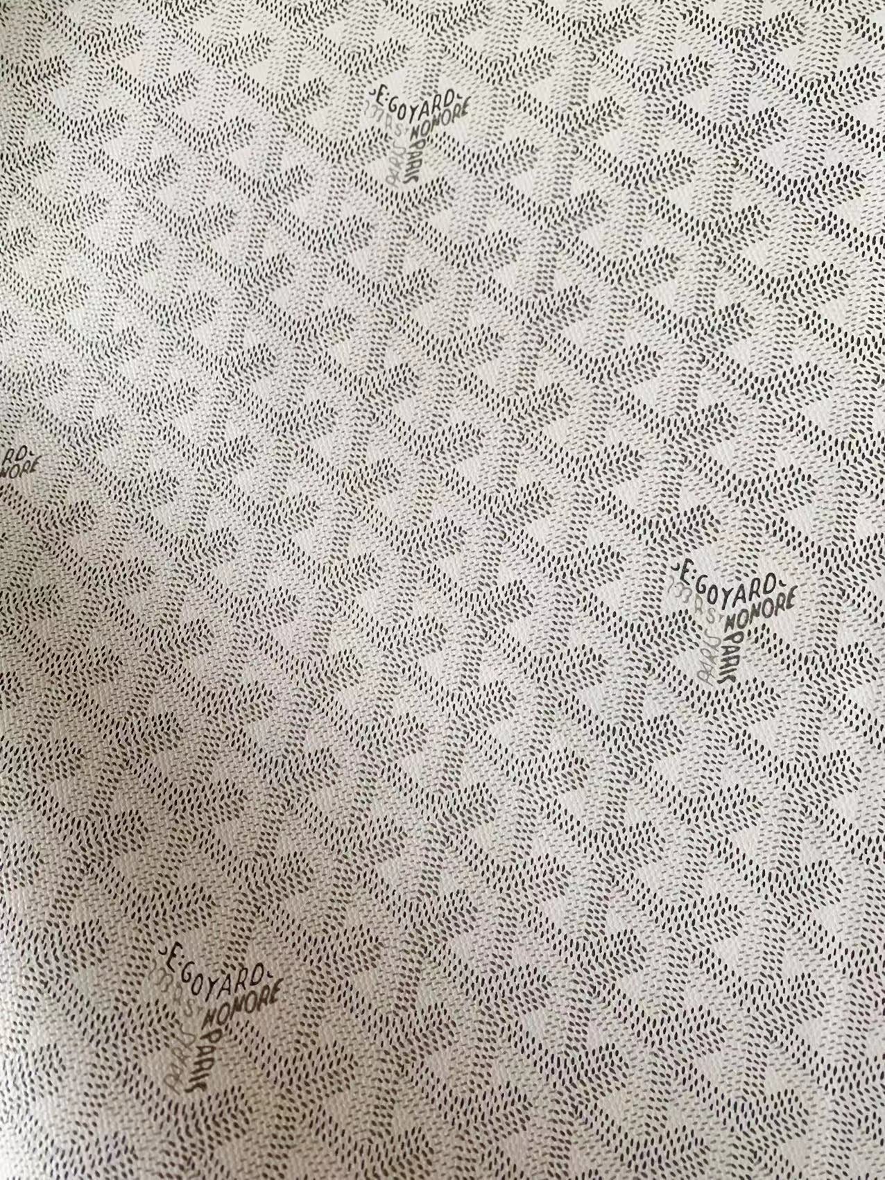 Original White Goyard Best Quality Leather For Handmade Bag ,Furniture Handicraft By Yard