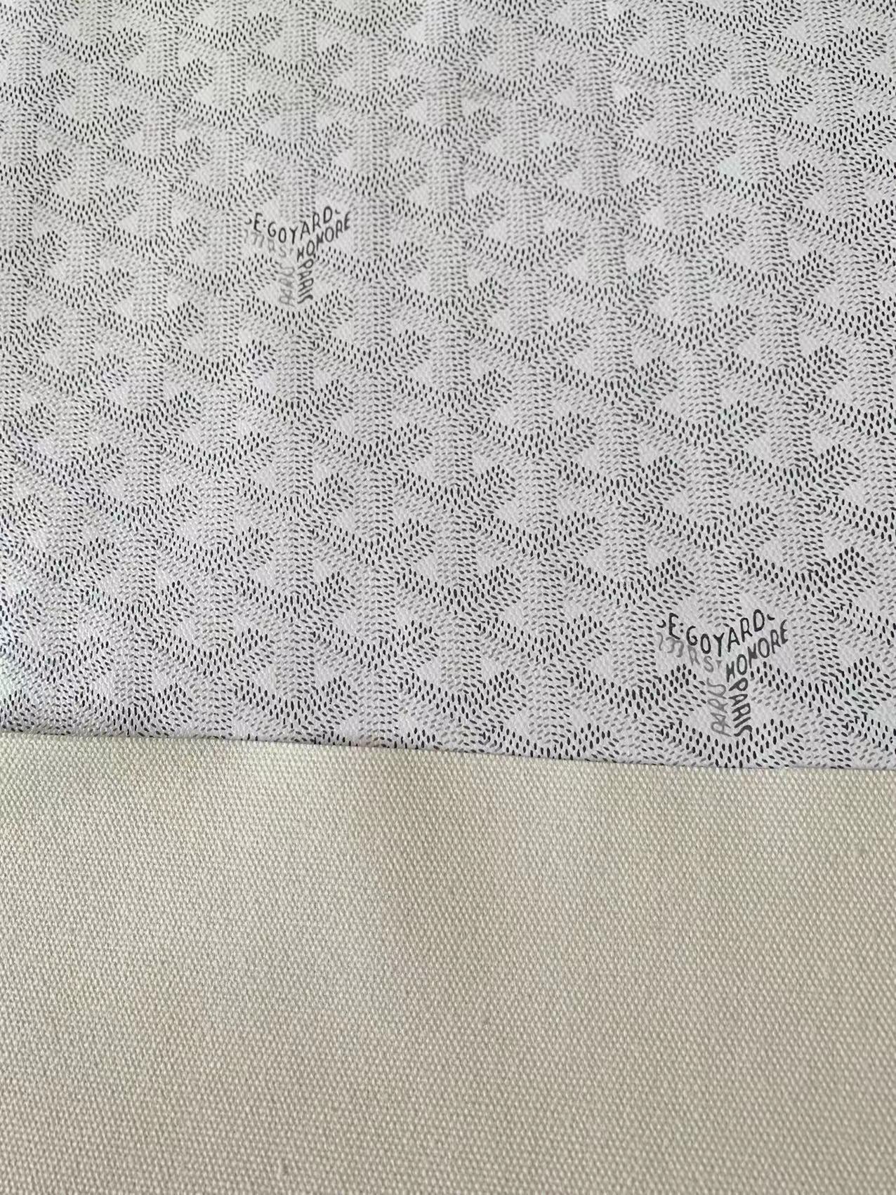 Original White Goyard Best Quality Leather For Handmade Bag ,Furniture Handicraft By Yard