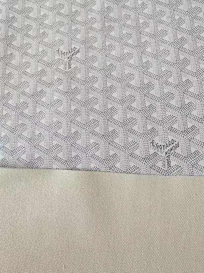 Original White Goyard Best Quality Leather For Handmade Bag ,Furniture Handicraft By Yard