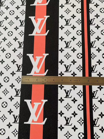 Craft Big and Original LV Straps Leather Fabric For Handmade Sneaker, Upholstery,Bag Goods By Yard