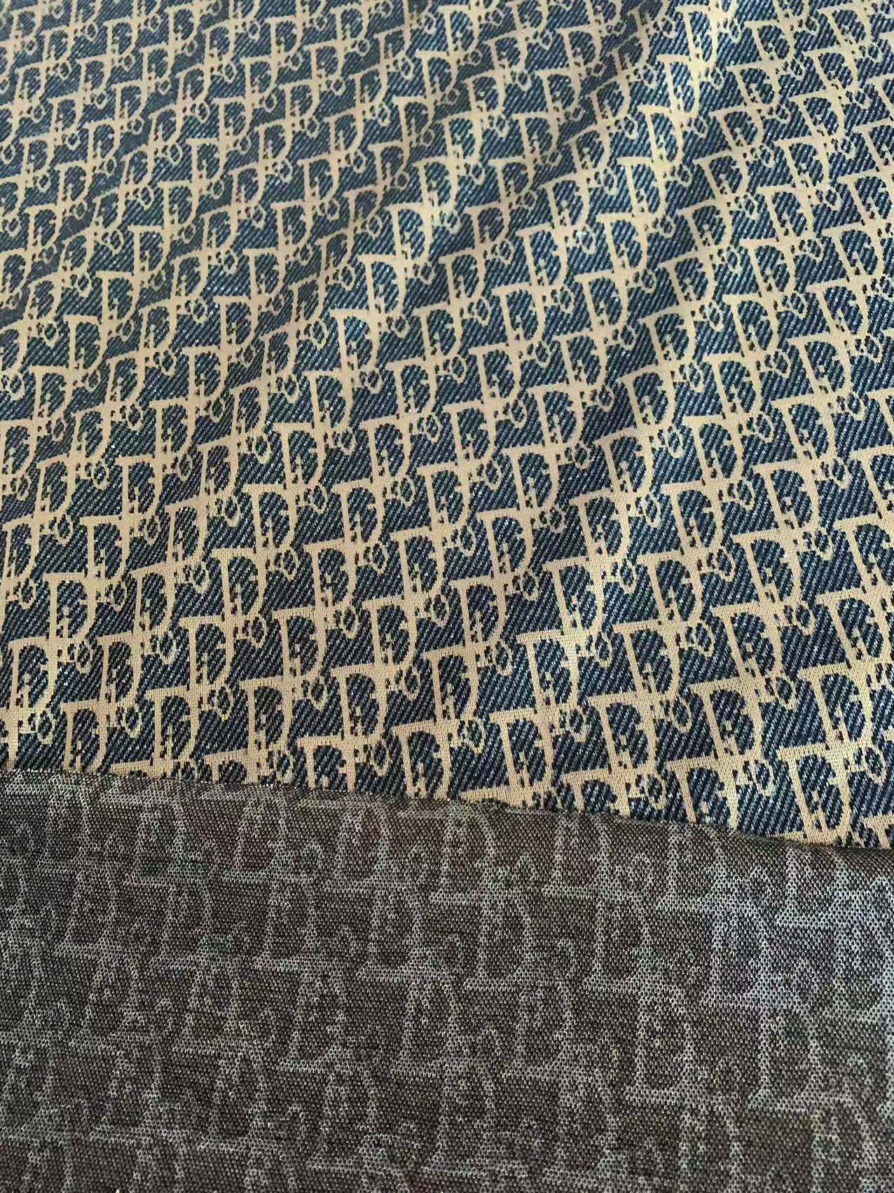 Craft Dior Knitting Jacquard Cloth Fabric For Handmade Apparel ,Clothing ,Sneaker Upholstery Goods By Yard