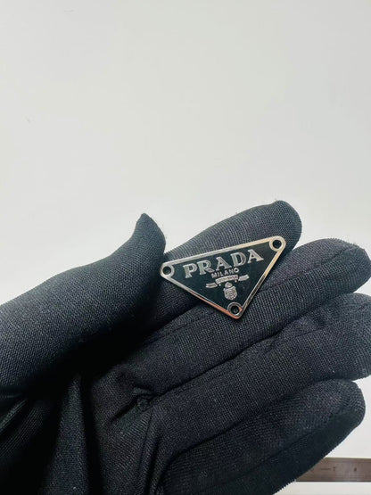 Craft Handmade Metal Prada Triangle Tag