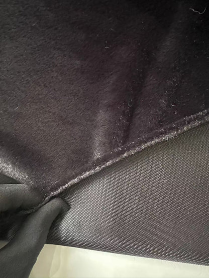 Soft Bunny Fur ,Rabbit Mink ,Faux Fur Fabric For Handmade Sewing Goods By Yard(Black)