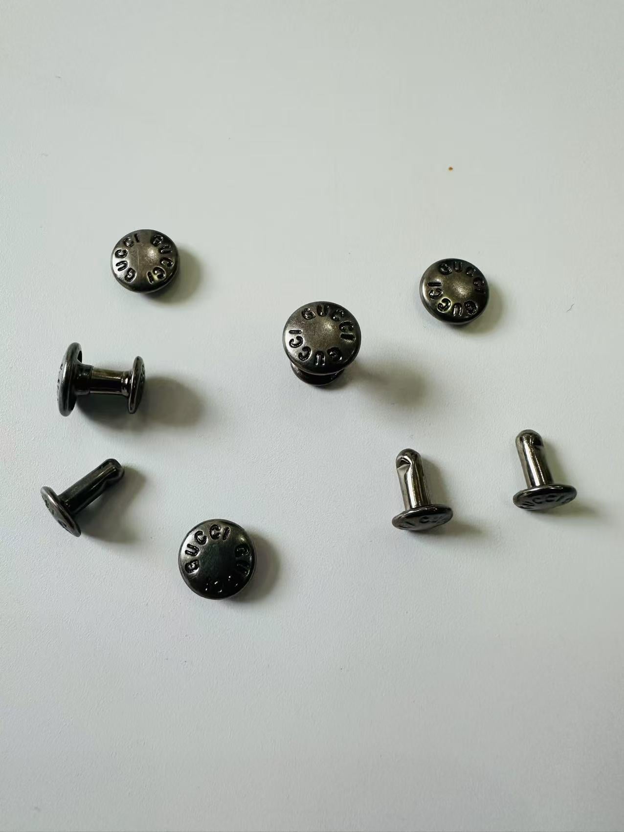 Craft 8MM Gun Black Gucci Nail ,Rivets For Handmade Handicraft Goods