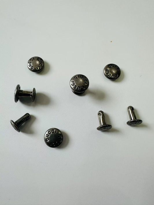 Craft 8MM Gun Black Gucci Nail ,Rivets For Handmade Handicraft Goods