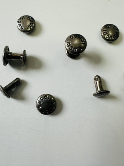 Craft 8MM Gun Black Gucci Nail ,Rivets For Handmade Handicraft Goods