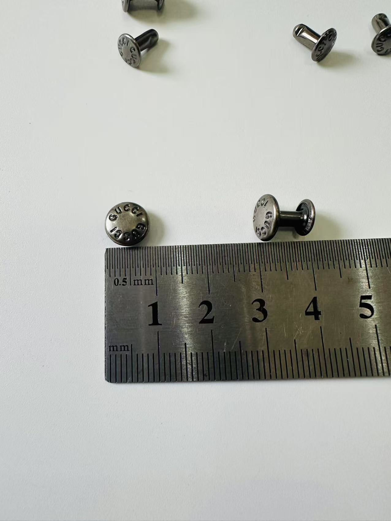 Craft 8MM Gun Black Gucci Nail ,Rivets For Handmade Handicraft Goods