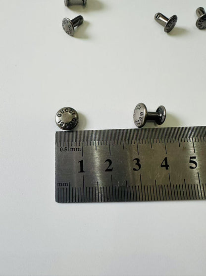 Craft 8MM Gun Black Gucci Nail ,Rivets For Handmade Handicraft Goods