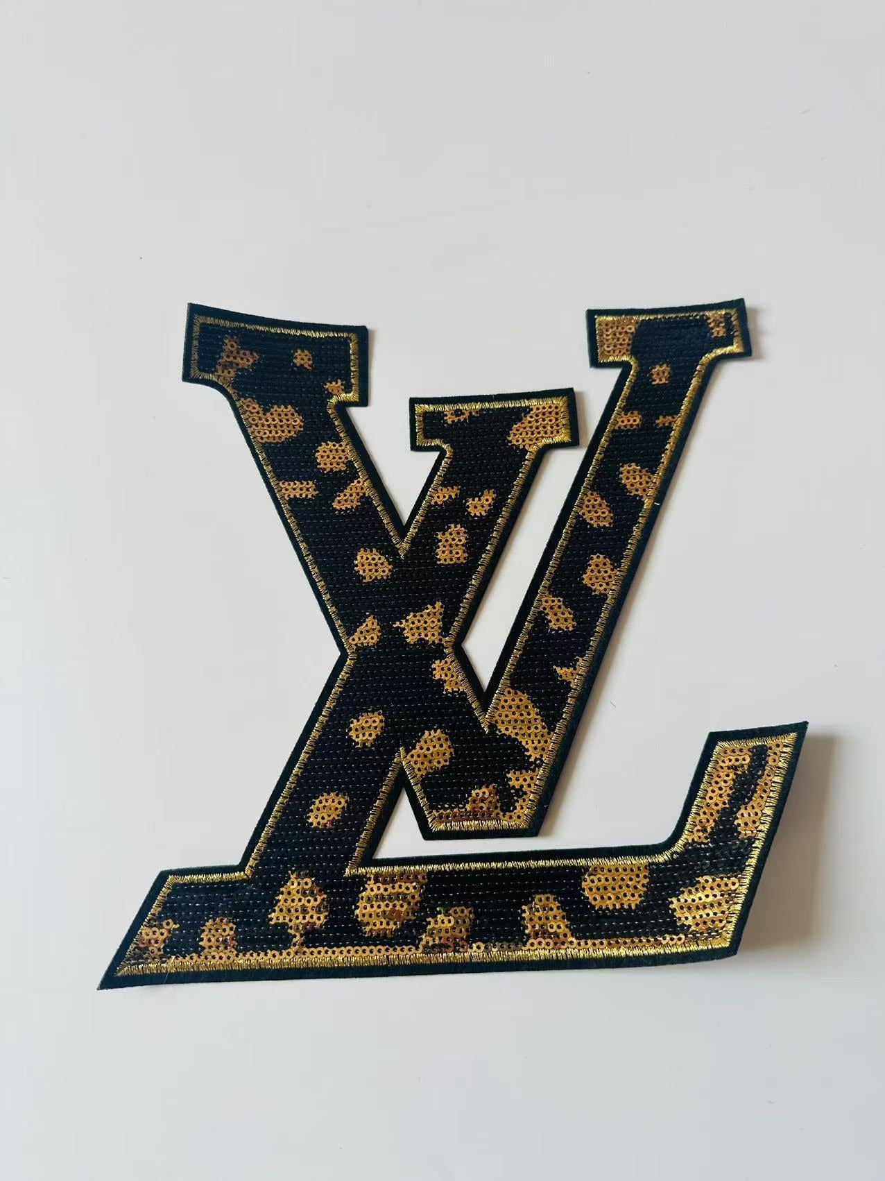 Craft LV 7.5"x8.2"Embroidery Sequins Patches For Handmade Apparel