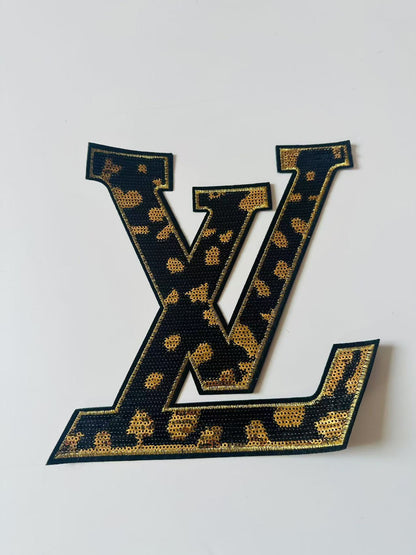 Craft LV 7.5"x8.2"Embroidery Sequins Patches For Handmade Apparel