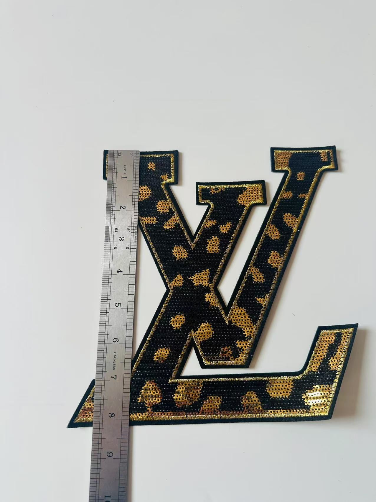 Craft LV 7.5"x8.2"Embroidery Sequins Patches For Handmade Apparel