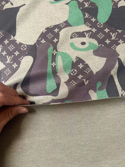 Craft LV With Face Knitted TR Material Fabric For Handmade Handicraft Clothing By Yard