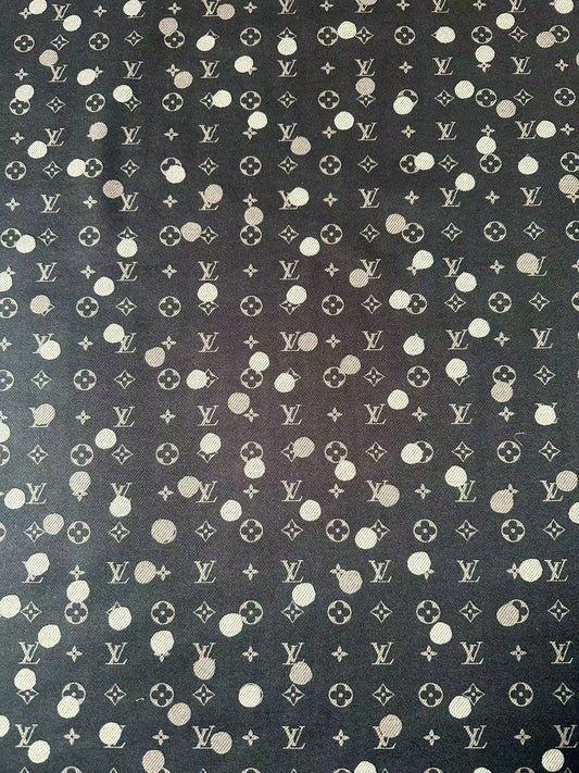 Craft LV With Dots Knitted TR Material Fabric For Handmade Handicraft Clothing By Yard
