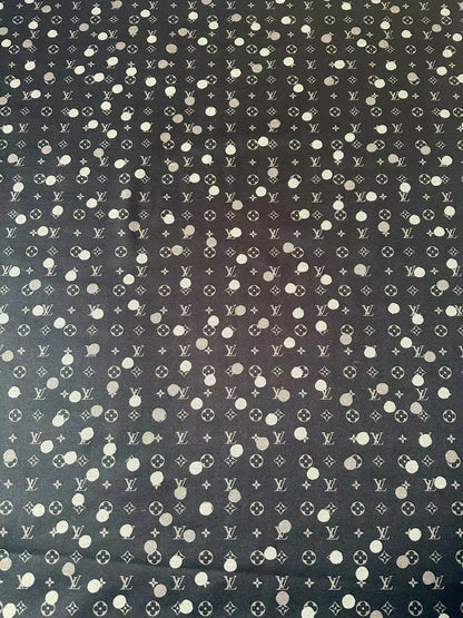 Craft LV With Dots Knitted TR Material Fabric For Handmade Handicraft Clothing By Yard