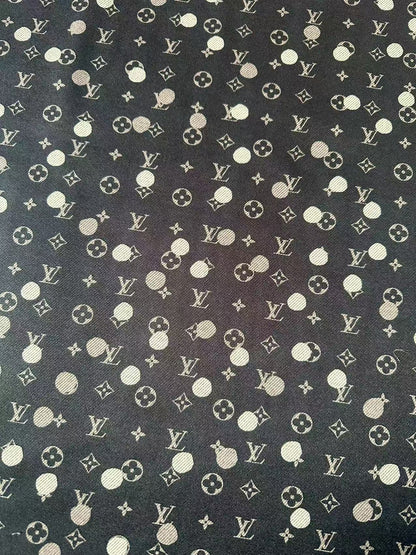 Craft LV With Dots Knitted TR Material Fabric For Handmade Handicraft Clothing By Yard