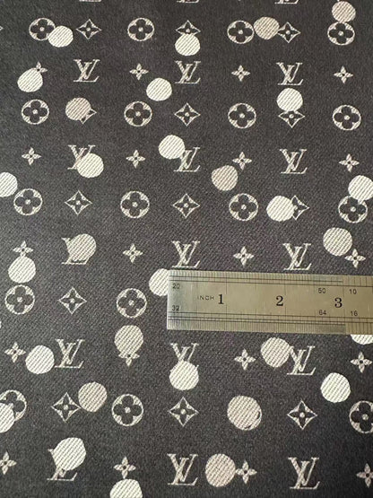 Craft LV With Dots Knitted TR Material Fabric For Handmade Handicraft Clothing By Yard