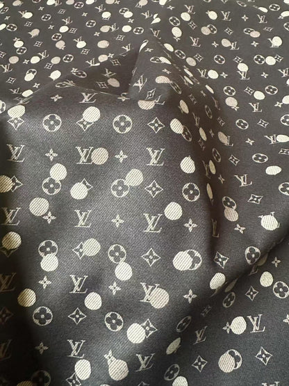 Craft LV With Dots Knitted TR Material Fabric For Handmade Handicraft Clothing By Yard