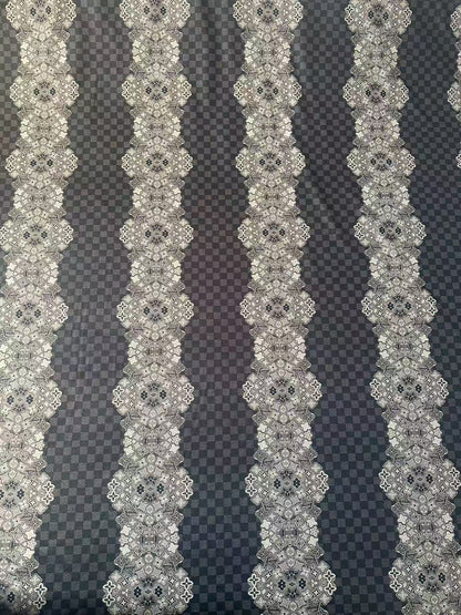 Craft LV Straps Damier Knitted TR Material Fabric For Handmade Handicraft Clothing By Yard