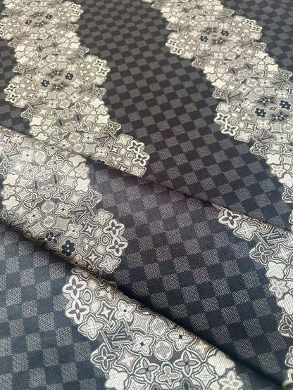 Craft LV Straps Damier Knitted TR Material Fabric For Handmade Handicraft Clothing By Yard