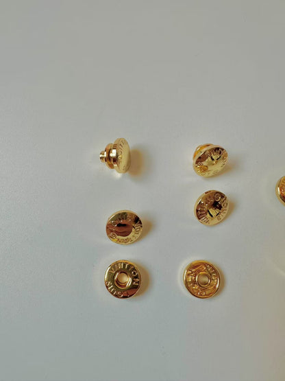 Craft Gold 10MM Louis Vuitton Metal Snap Button For Handmade Handicraft Goods