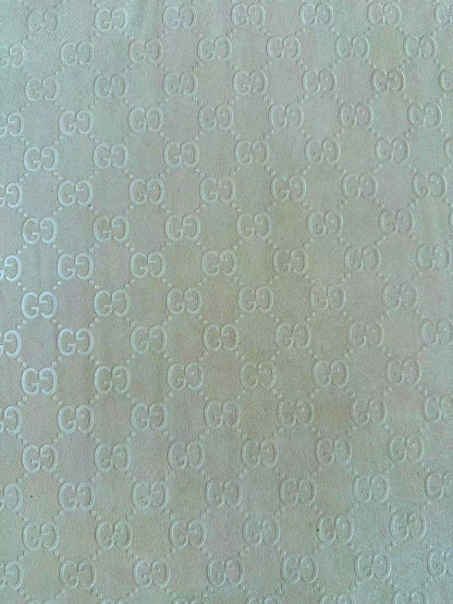 Craft Gucci Suede Fabric For Handmade Sneaker,Car Upholstery and Apparel By Yard(Beige)