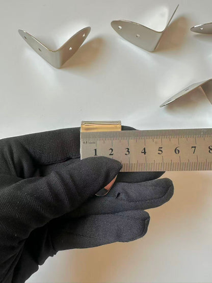 Fashion 48x48x26MM Size Sliver Accessory For Handmade Box