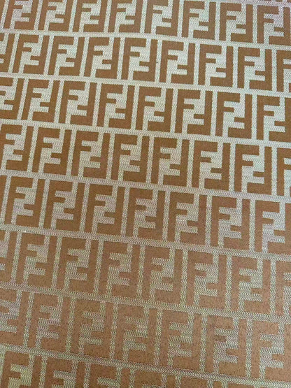 Classic Jacquard Cloth Fabric For Handmade Clothing ,Bags Fabric Shoes Fabric Hat Fabric By Yards(Tan)