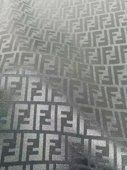 Classic Jacquard Cloth Fabric For Handmade Clothing ,Bags Fabric Shoes Fabric Hat Fabric By Yards(Black)