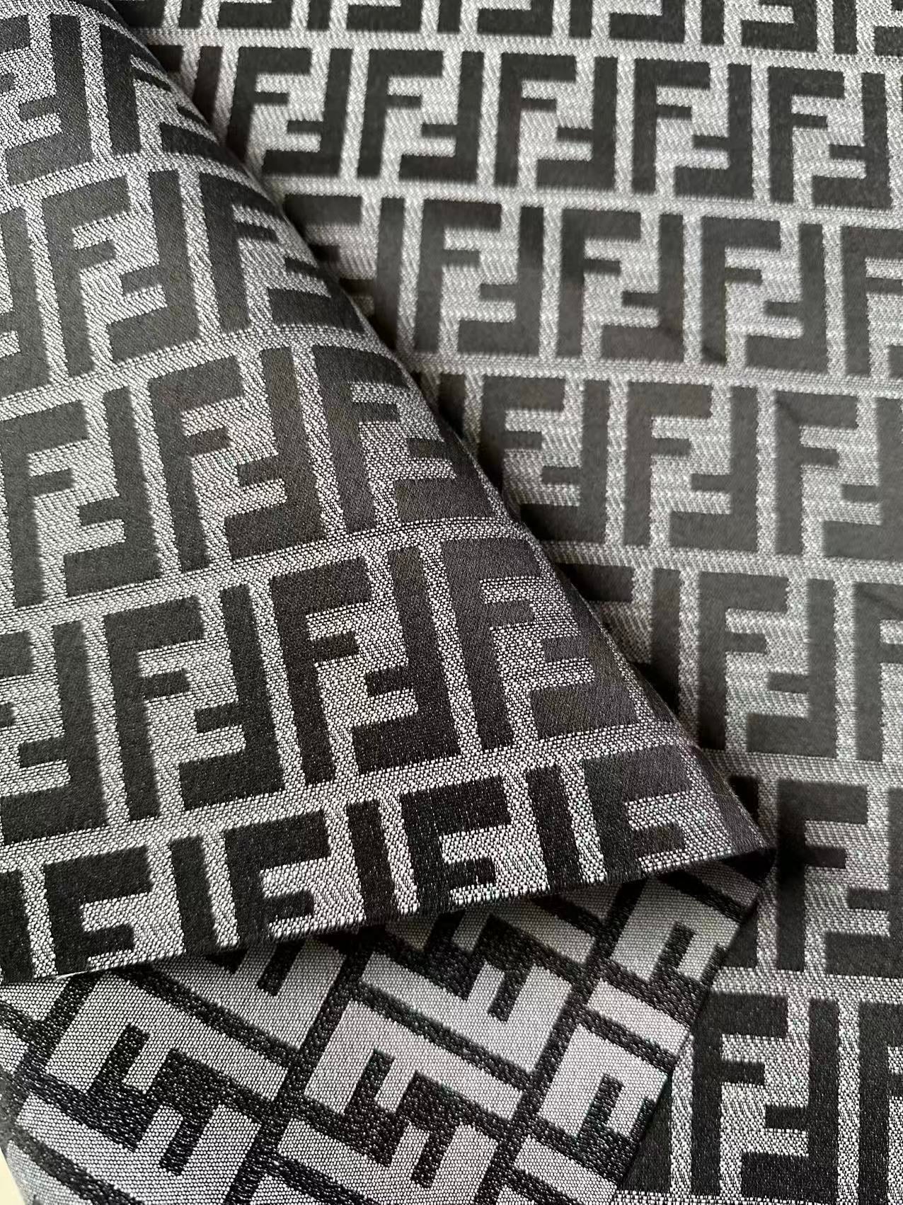 Classic Jacquard Cloth Fabric For Handmade Clothing ,Bags Fabric Shoes Fabric Hat Fabric By Yards(Gray)