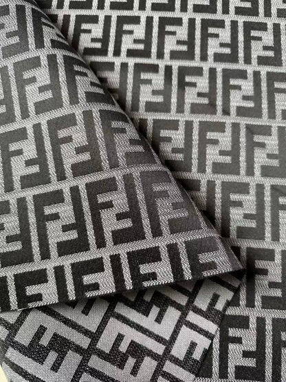 Classic Jacquard Cloth Fabric For Handmade Clothing ,Bags Fabric Shoes Fabric Hat Fabric By Yards(Gray)