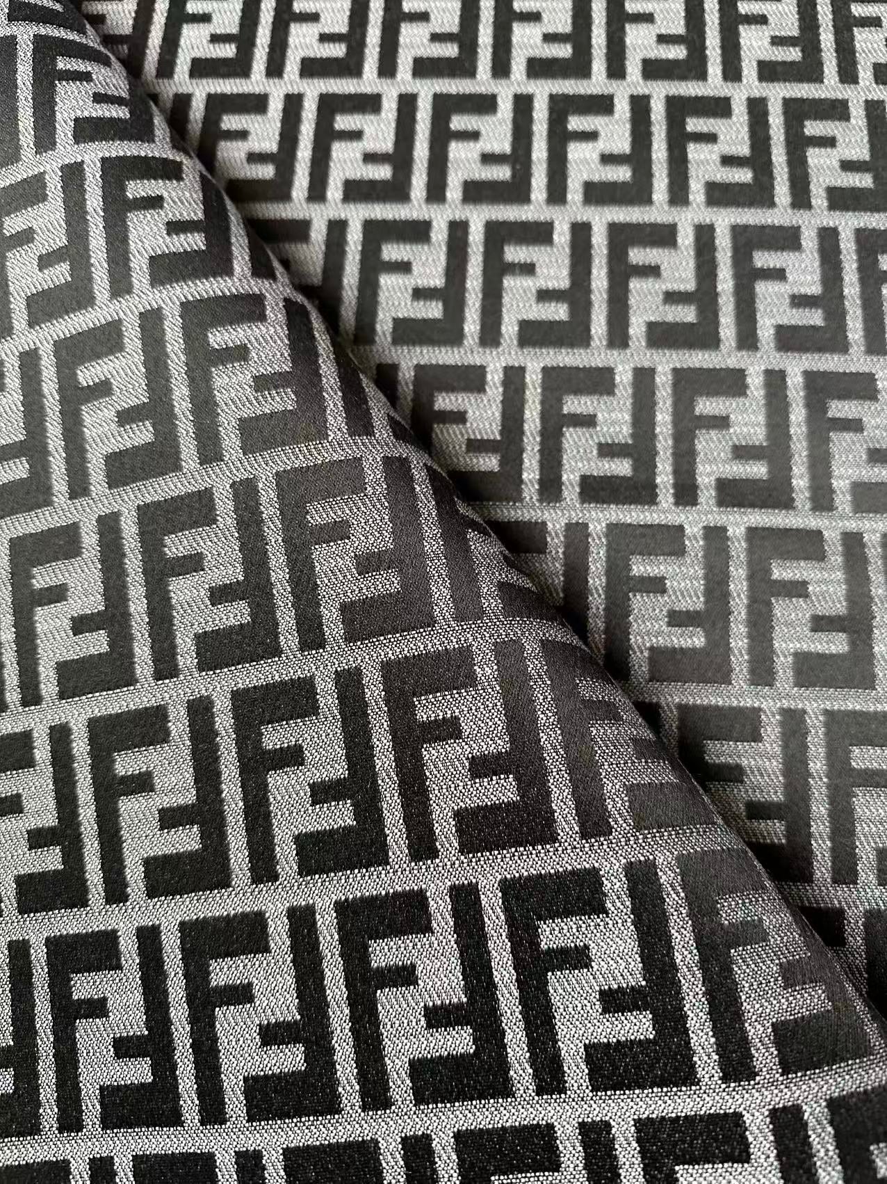 Classic Jacquard Cloth Fabric For Handmade Clothing ,Bags Fabric Shoes Fabric Hat Fabric By Yards(Gray)