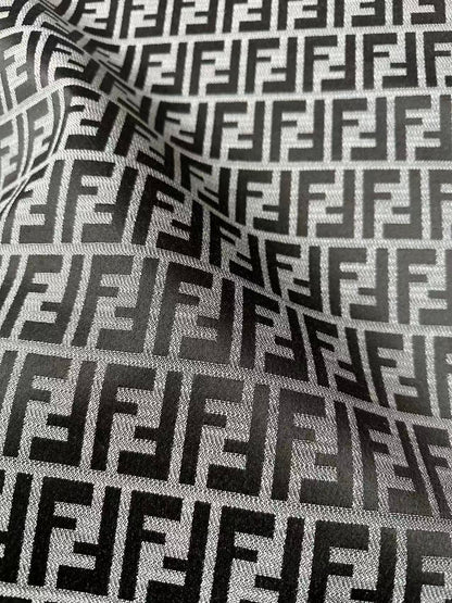 Classic Jacquard Cloth Fabric For Handmade Clothing ,Bags Fabric Shoes Fabric Hat Fabric By Yards(Gray)