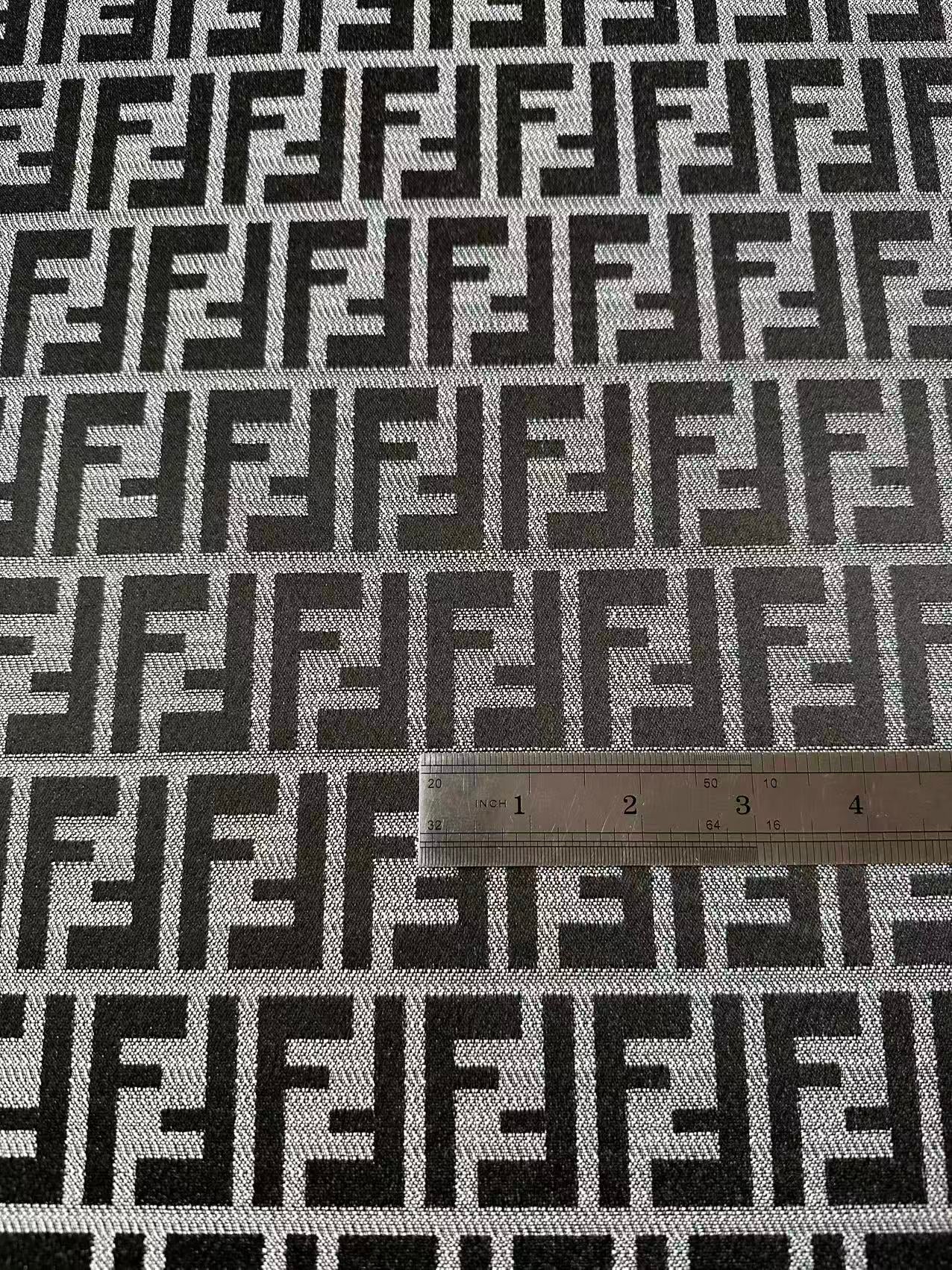 Classic Jacquard Cloth Fabric For Handmade Clothing ,Bags Fabric Shoes Fabric Hat Fabric By Yards(Gray)