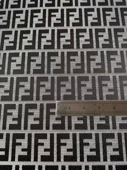 Classic Jacquard Cloth Fabric For Handmade Clothing ,Bags Fabric Shoes Fabric Hat Fabric By Yards(Gray)