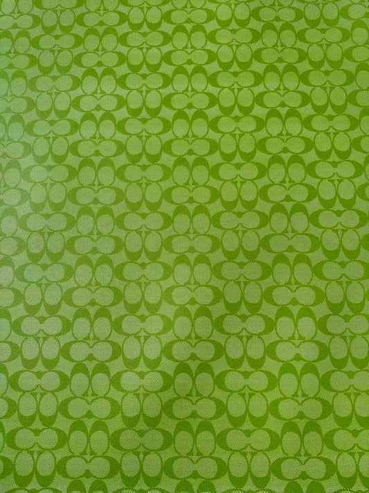 Classic Green Leather For Handmade Bag,Sneaker Upholstery Goods By Yard