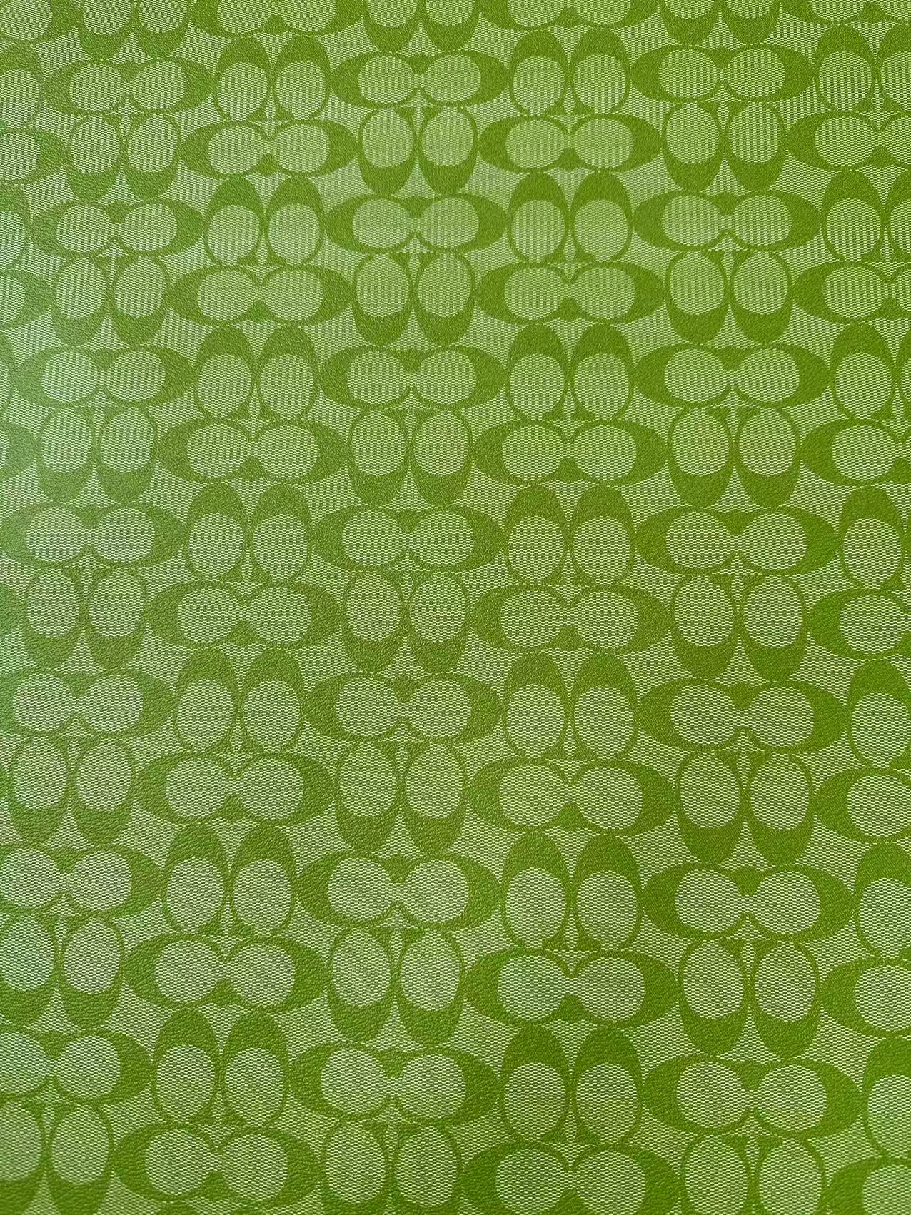 Classic Green Leather For Handmade Bag,Sneaker Upholstery Goods By Yard