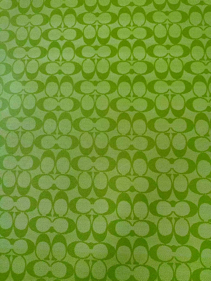 Classic Green Leather For Handmade Bag,Sneaker Upholstery Goods By Yard