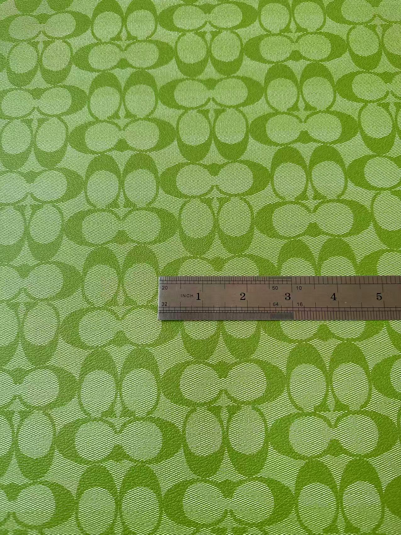 Classic Green Leather For Handmade Bag,Sneaker Upholstery Goods By Yard